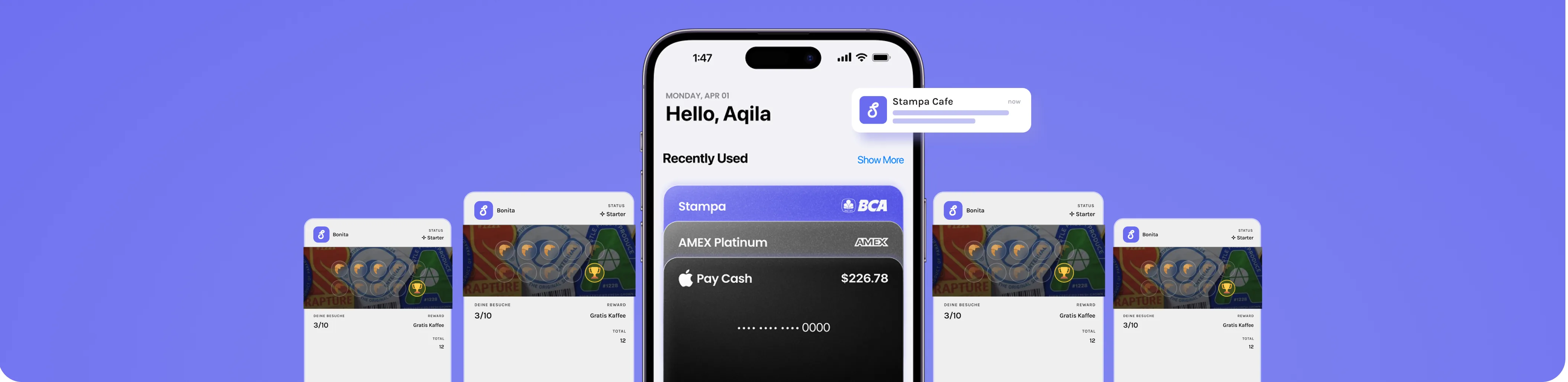 Karty lojalnościowe Stampa w Apple Wallet